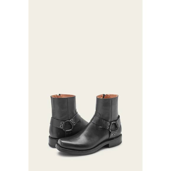 NEW FRYE men's conway harness boot in black - Picture 1 of 3